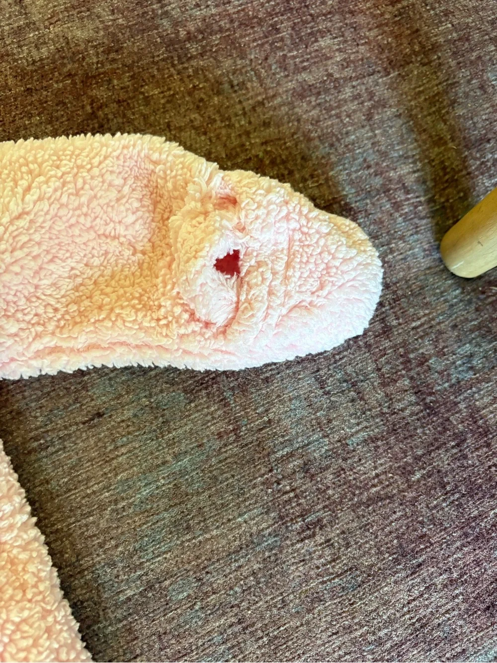 Cozy 3 month Pink Sherpa One-Piece with Hood and Bear Feet